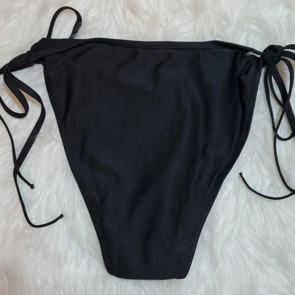 Black bikini bottoms size XL NEW